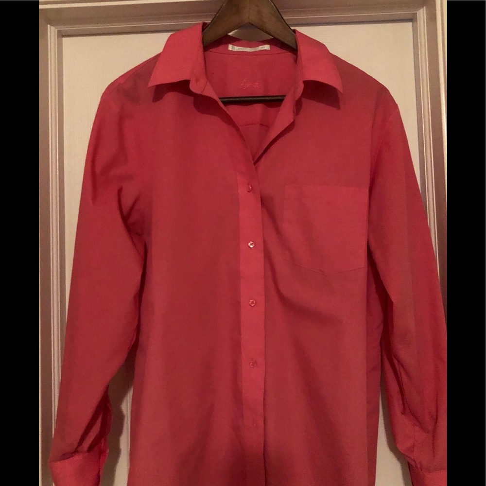 Foxcroft Non-Iron Boyfriend Button-Up Shirt